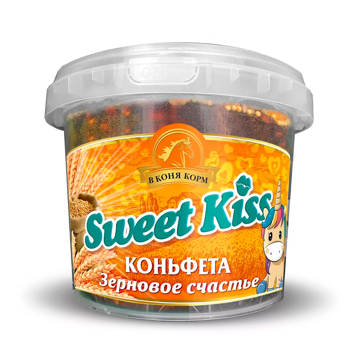 Лакомство д/лошади Sweet Kiss "Зерновое счастье" 1 кг. арт.60360