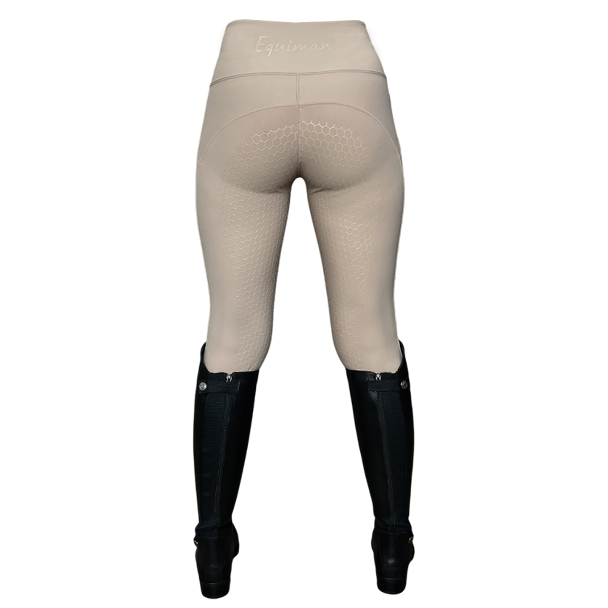 Лосины женские "EQUIMAN" для верховой езды с полной силиконовой леей 