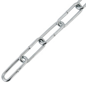 Цепь стальная длиннозвенная оцинкованная № 3/ 1м
