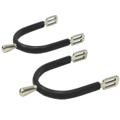 Шпоры "EQUIMAN" капля, покрытые резиной, нержавеющая сталь, пара Шпоры "EQUIMAN" капля, покрытые резиной, нержавеющая сталь, пара