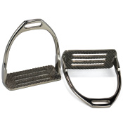 Стремена сплошные без резинок, нержавеющая сталь, пара