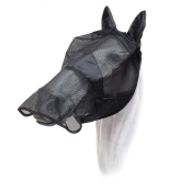 Маска для лошади от насекомых EQUIMAN, эластан, уши и нос