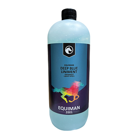 Линимент EQUIMAN «ДИИП БЛЮ», 1 л Встречайте новинки от EQUIMAN!