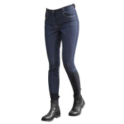 Бриджи женские Denim Horse Comfort для верховой езды с полной силиконовой леей 