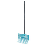 Вилы пластиковые глубокие с металлической ручкой