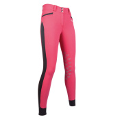 Бриджи женские для верховой езды "Diamonds Pink Star" с коленной силиконовой леей Бриджи женские для верховой езды "Diamonds Pink Star" с коленной силиконовой леей