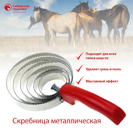 Металлические скребницы и щетки