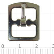 Пряжка для путлищ никелированная, 25 мм